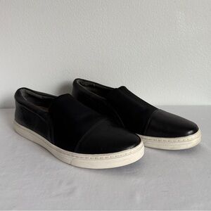 Via Spiga Women's Black Slip-On Sneakers